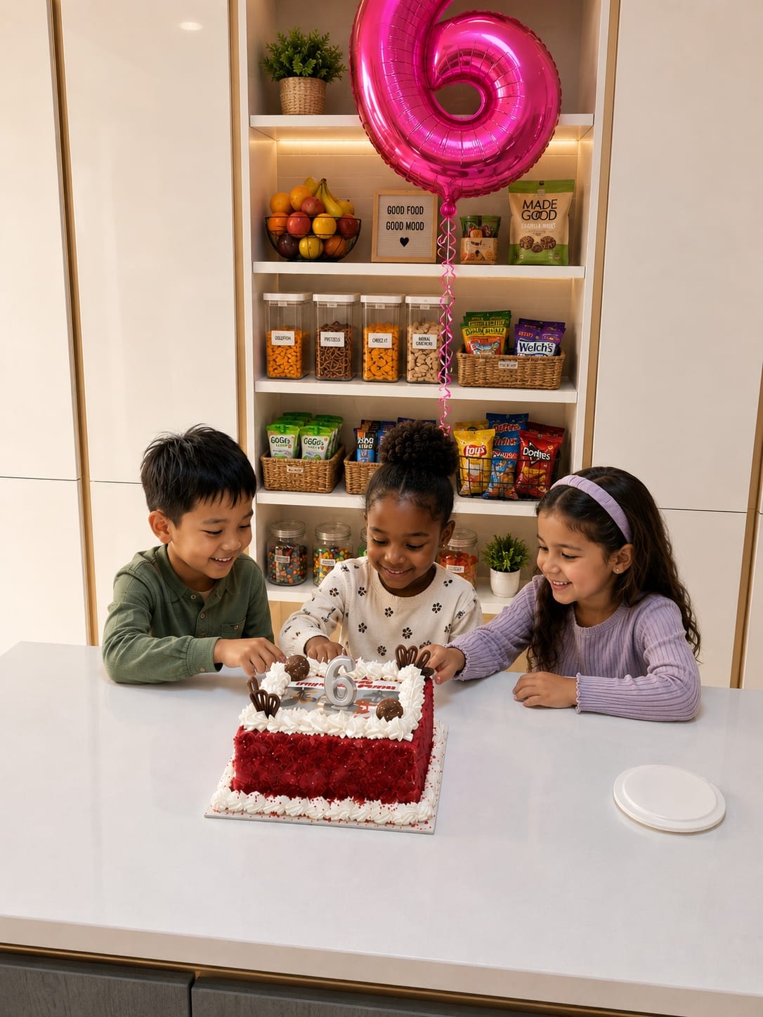 Children taking part in a cooking activity