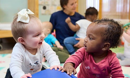 Baby care programme at Blazing Stars Childcare